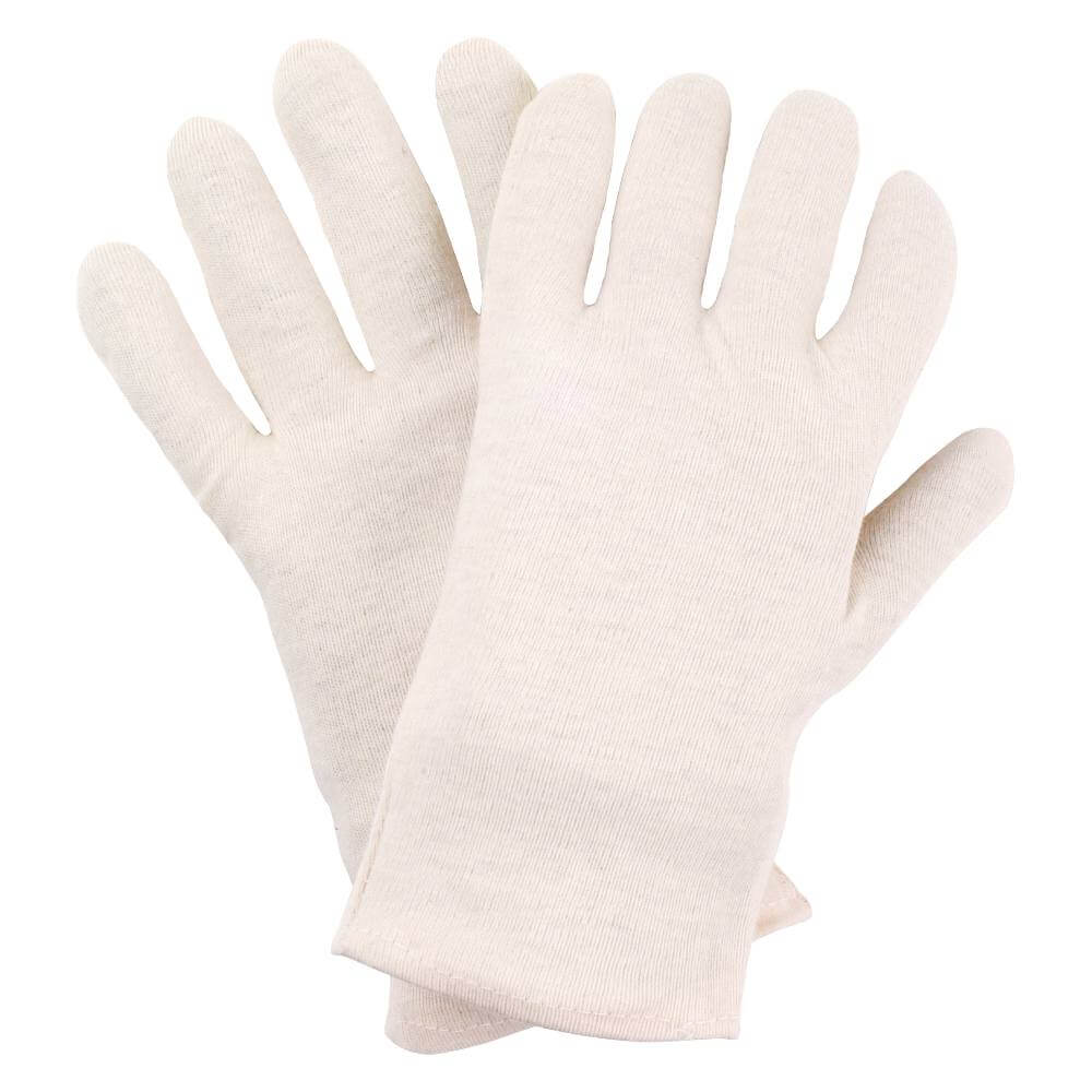 Nitras Baumwoll-Trikot-Handschuhe, naturfarben, schwere Ausführung, , Größe 10