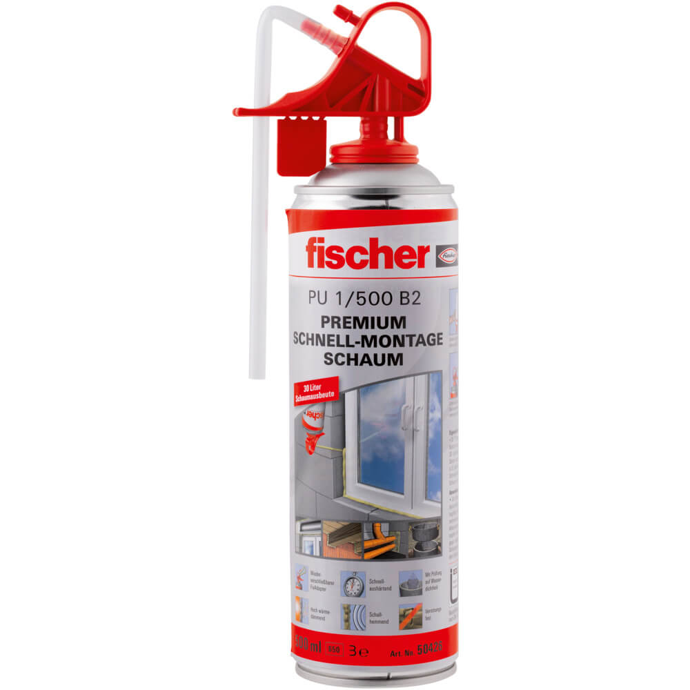 Fischer Premium Schnellmontage Schaum PU 500