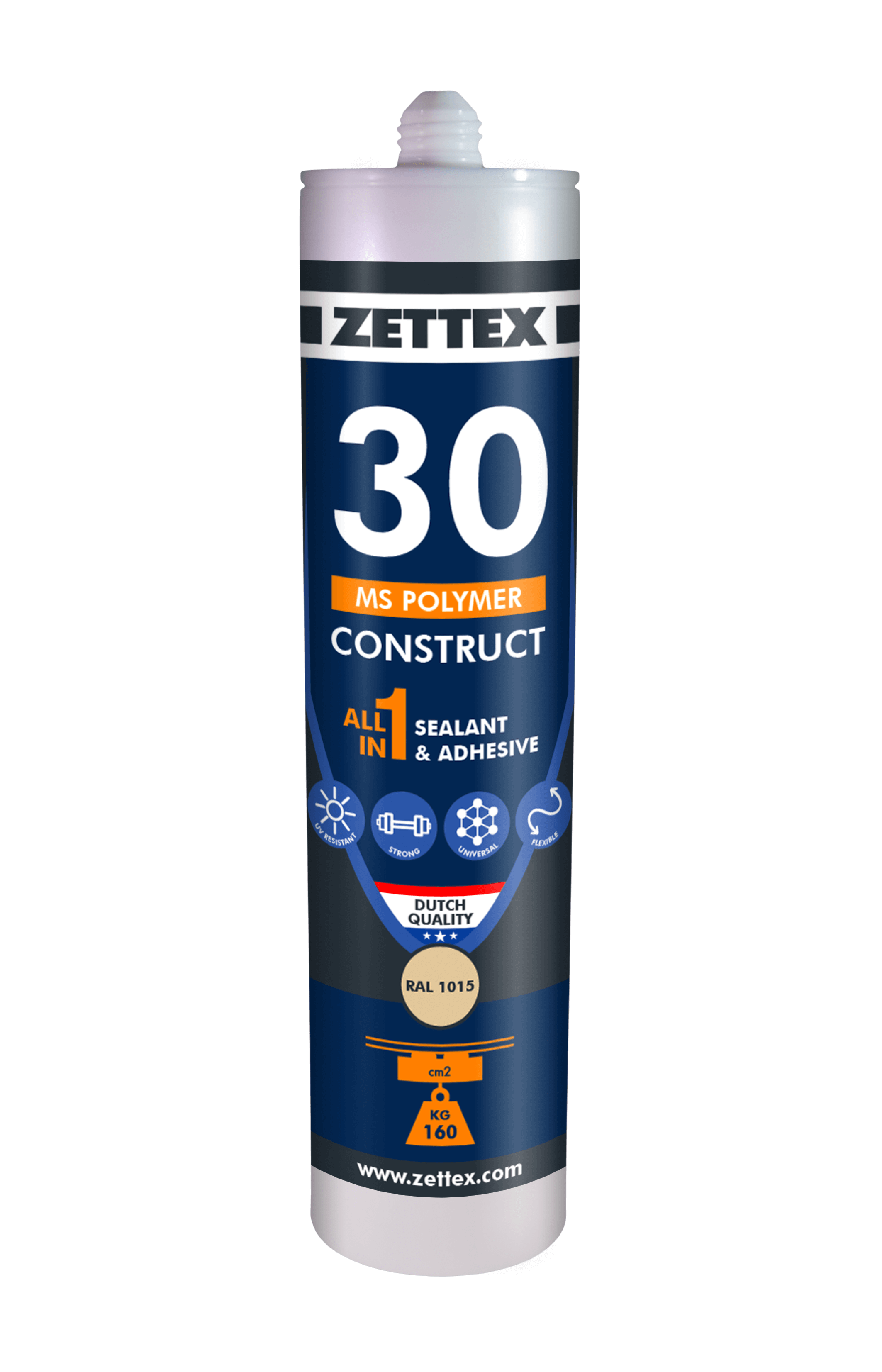 Zettex MS 30 Construct Polymer - Schwarz 290 ml - AQUAFLEX - KLEBEN / ABDICHTEN