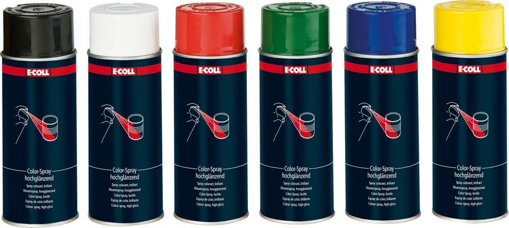 E-COLL Color-Spray glänzend 400ml reinweiss E-COLL