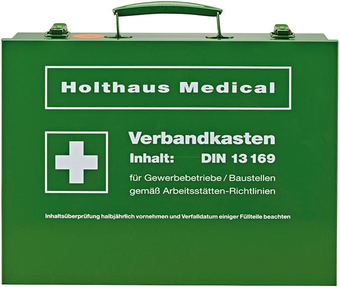 Holthaus Medical Verbandkasten Nr.63169, DIN 13169-E, grün